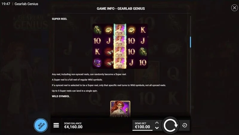 Gearlab Genius - mriežka 5x4 s aktívnymi násobiteľmi nad vertikálami