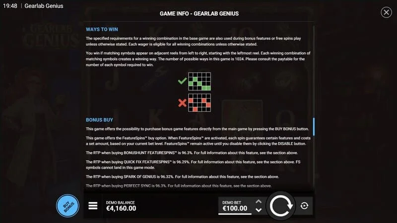 Gearlab Genius - vertikála Super Reel z Wild symbolov